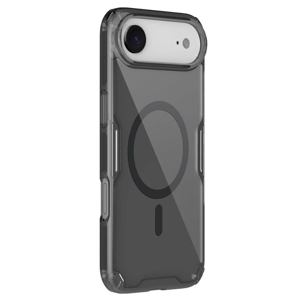 Nillkin Nature TPU Pro magnetinis dėklas, suderinamas su MagSafe, skirtas iPhone 17 Air - Translucent Black