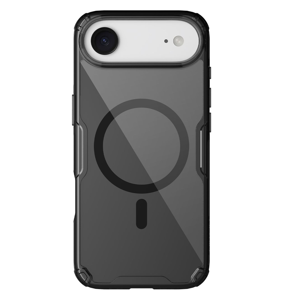 Nillkin Nature TPU Pro magnetinis dėklas, suderinamas su MagSafe, skirtas iPhone 17 Air - Translucent Black