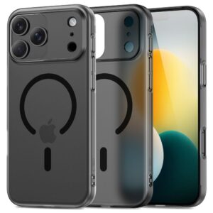 Dėklas Tech-Protect Magslim MagSafe iPhone 17 Pro, matinis juodas