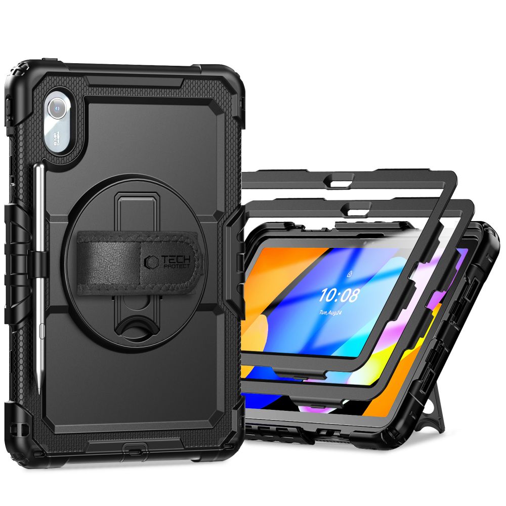 Dėklas Tech-Protect Solid 2-Set Lenovo Idea Tab / K11 Gen 2 11.0 TB-336, juodas