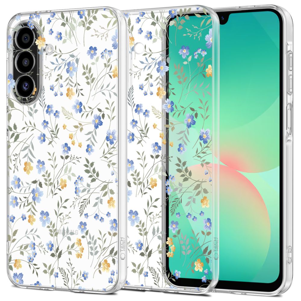 Dėklas Tech-Protect FlexAir+ Galaxy A17 4G / 5G, pavasario gėlių
