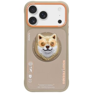 Nimmy MagSafe dėklas iPhone 17 – smėlinis