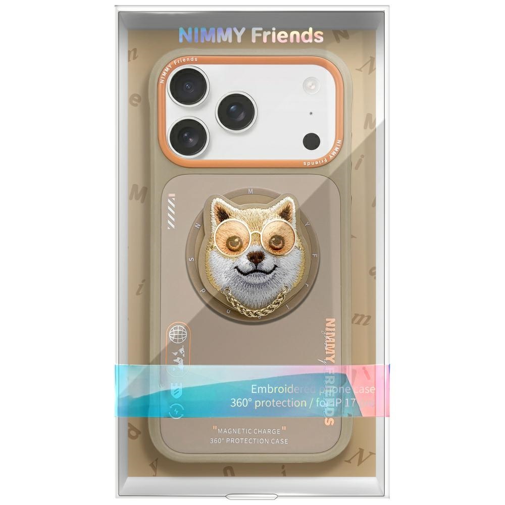 Nimmy MagSafe dėklas iPhone 17 – smėlinis