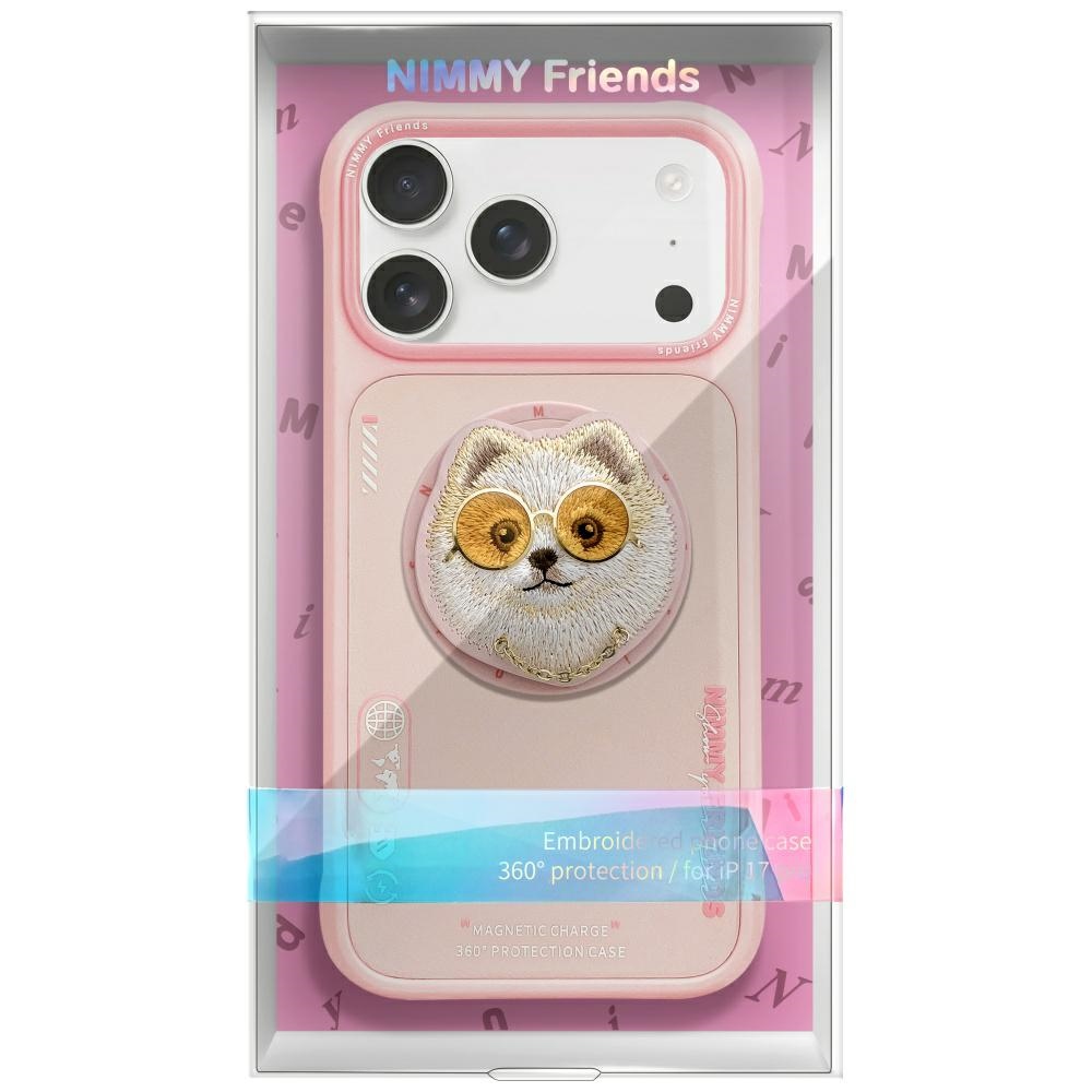 Nimmy MagSafe dėklas iPhone 17 Pro – rožinis