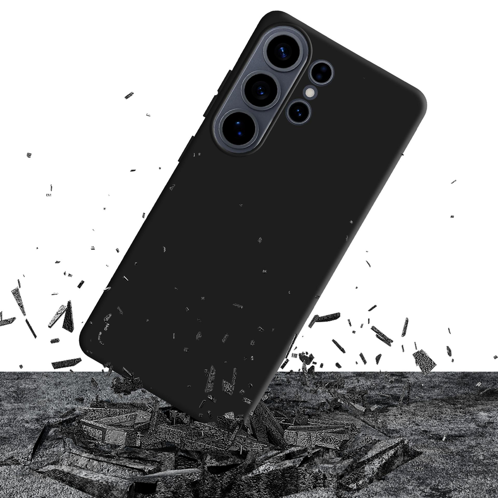 3mk Matinis dėklas, skirtas Samsung Galaxy S26 Ultra – matinė juoda