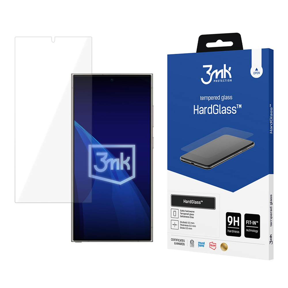 3mk HardGlass grūdintas stiklas, skirtas Samsung Galaxy S26 Ultra