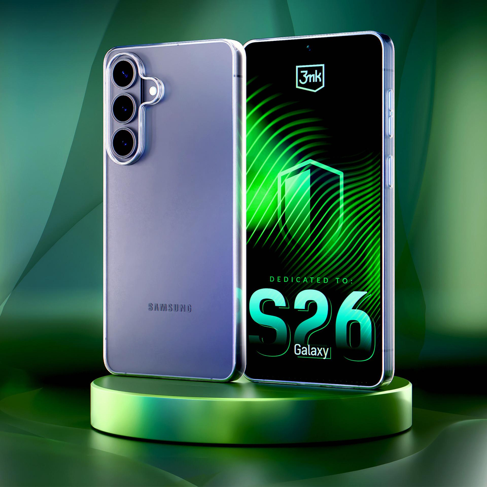 3mk Skaidrus Samsung Galaxy dėklas S26 - skaidrus