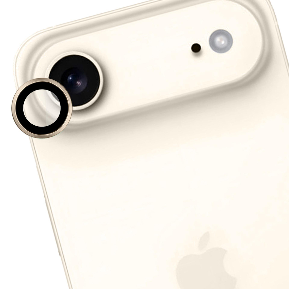 3mk Lens Protection Pro grūdintas stiklas, skirtas iPhone 17 Air – auksinis