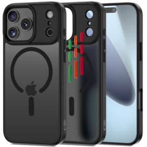 Dėklas Tech-Protect MagMat XT MagSafe iPhone 17 Pro Max, matinis juodas