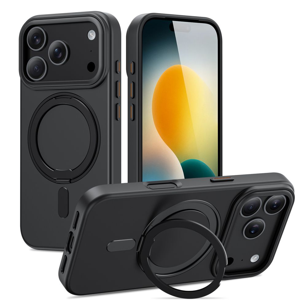 Dėklas Tech-Protect Magring MagSafe iPhone 17 Pro, juodas