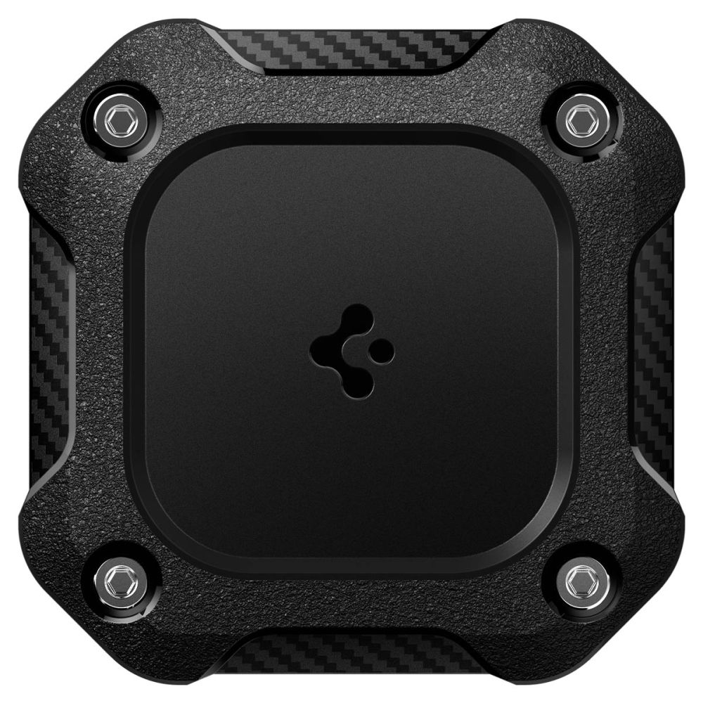 Dėklas Spigen Tough Armor Apple AirTag 1 / 2, juodas