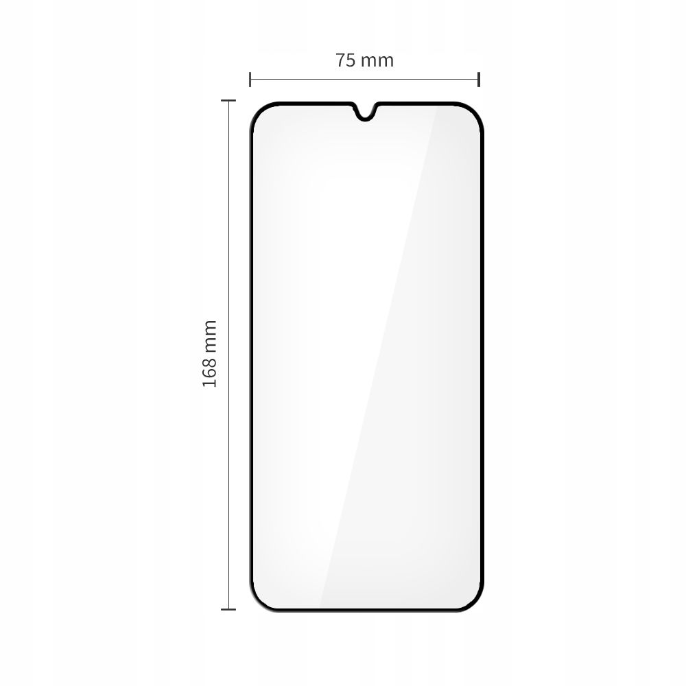 Apsauginis stiklas Tech-Protect Glass Fit+ Xiaomi Poco M7, 2 vnt., juodas