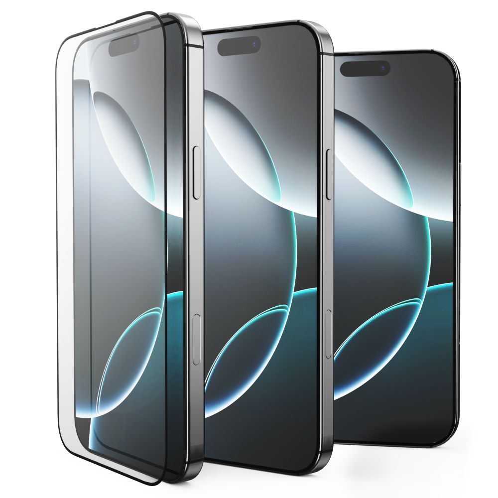 Apsauginis stiklas Tech-Protect Glass Fit+ Xiaomi Poco M7, 2 vnt., juodas