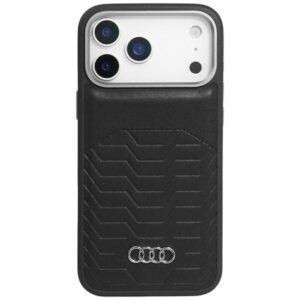 Audi GT Sintetinė oda MagSafe dėklas iPhone 17 Pro - juodas