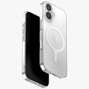 Uniq Airsuit MagClick dėklas iPhone 17 – skaidrus