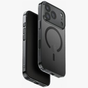 Uniq Airsuit MagClick įkrovimo dėklas iPhone 17 Pro – juodas