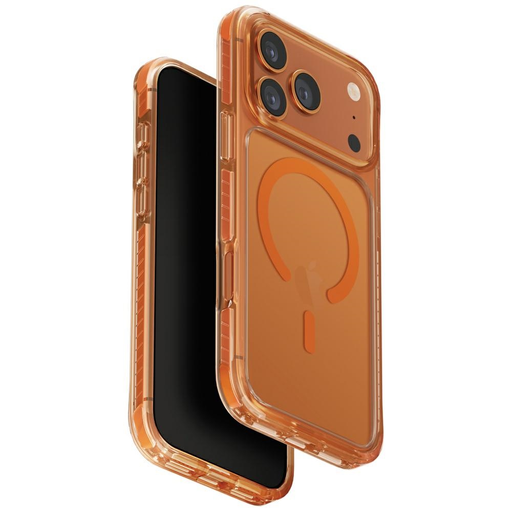 Uniq Combat Magclick įkrovimo dėklas, skirtas iPhone 17 Pro Max - Orange