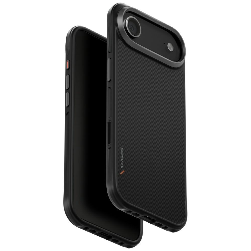 Uniq Keva Magclick dėklas iPhone 17 Air – juodas