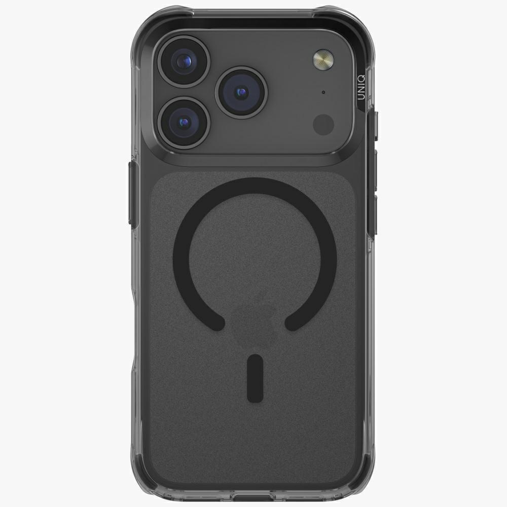 Uniq MagClick dėklas iPhone 17 Pro – juodas