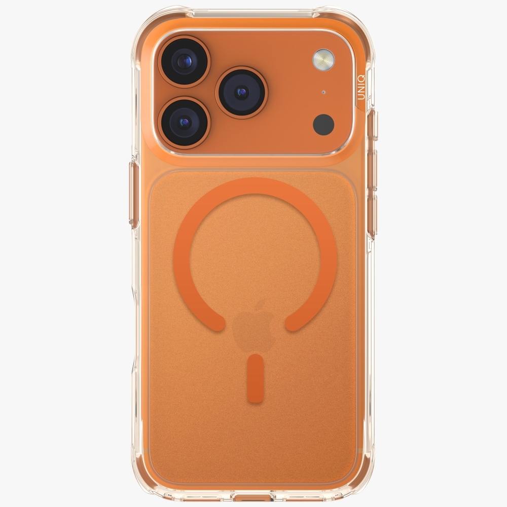 Uniq LifePro Xtreme Magclick įkrovimo dėklas, skirtas iPhone 17 Pro - Orange