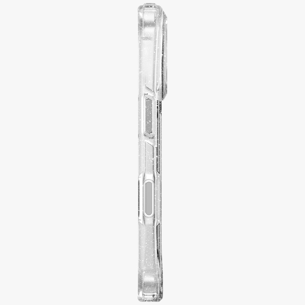 Uniq MagClick dėklas iPhone 17 Pro – skaidrus, blizgus