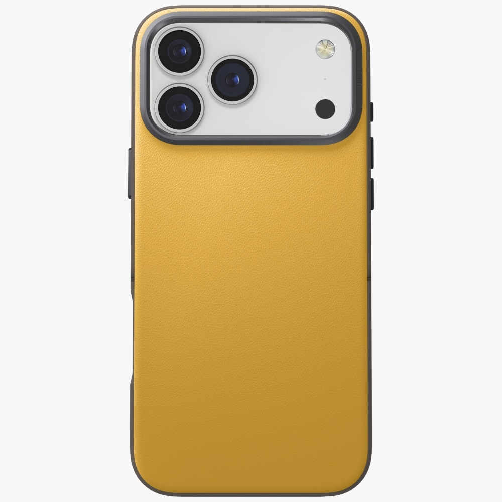 Uniq Garso DS dėklas, skirtas iPhone 17 Pro Max Magclick Charging - Yellow-Gray