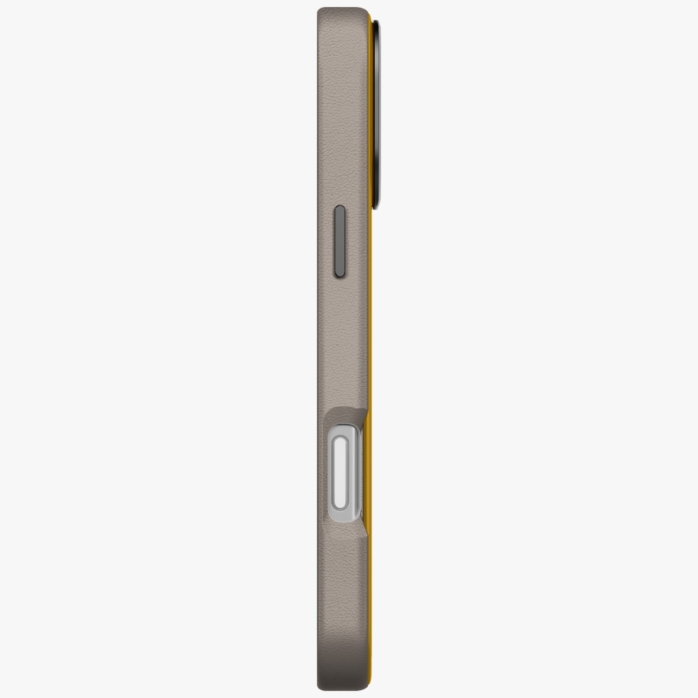 Uniq Garso DS dėklas, skirtas iPhone 17 Pro Max Magclick Charging - Yellow-Gray