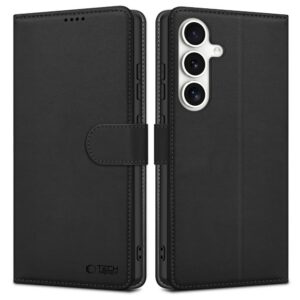 Dėklas Tech-Protect Wallet, Galaxy S25 FE, juodas