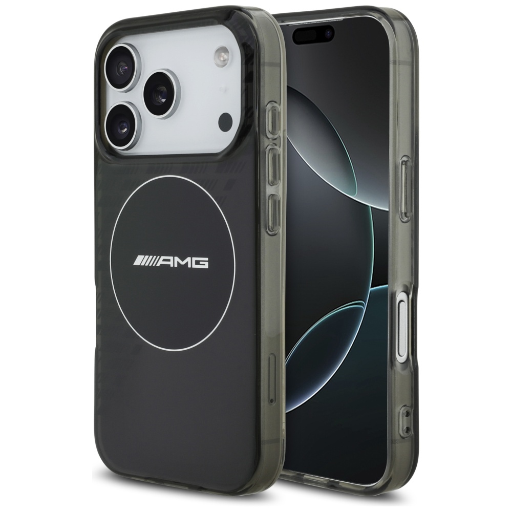 AMG dūminis MagSafe dėklas iPhone 17 Pro – juodas
