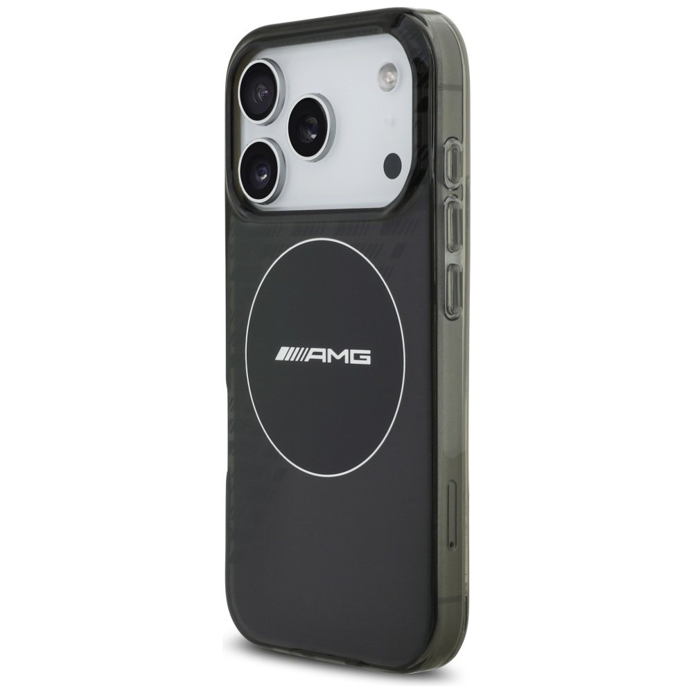 AMG dūminis MagSafe dėklas iPhone 17 Pro – juodas