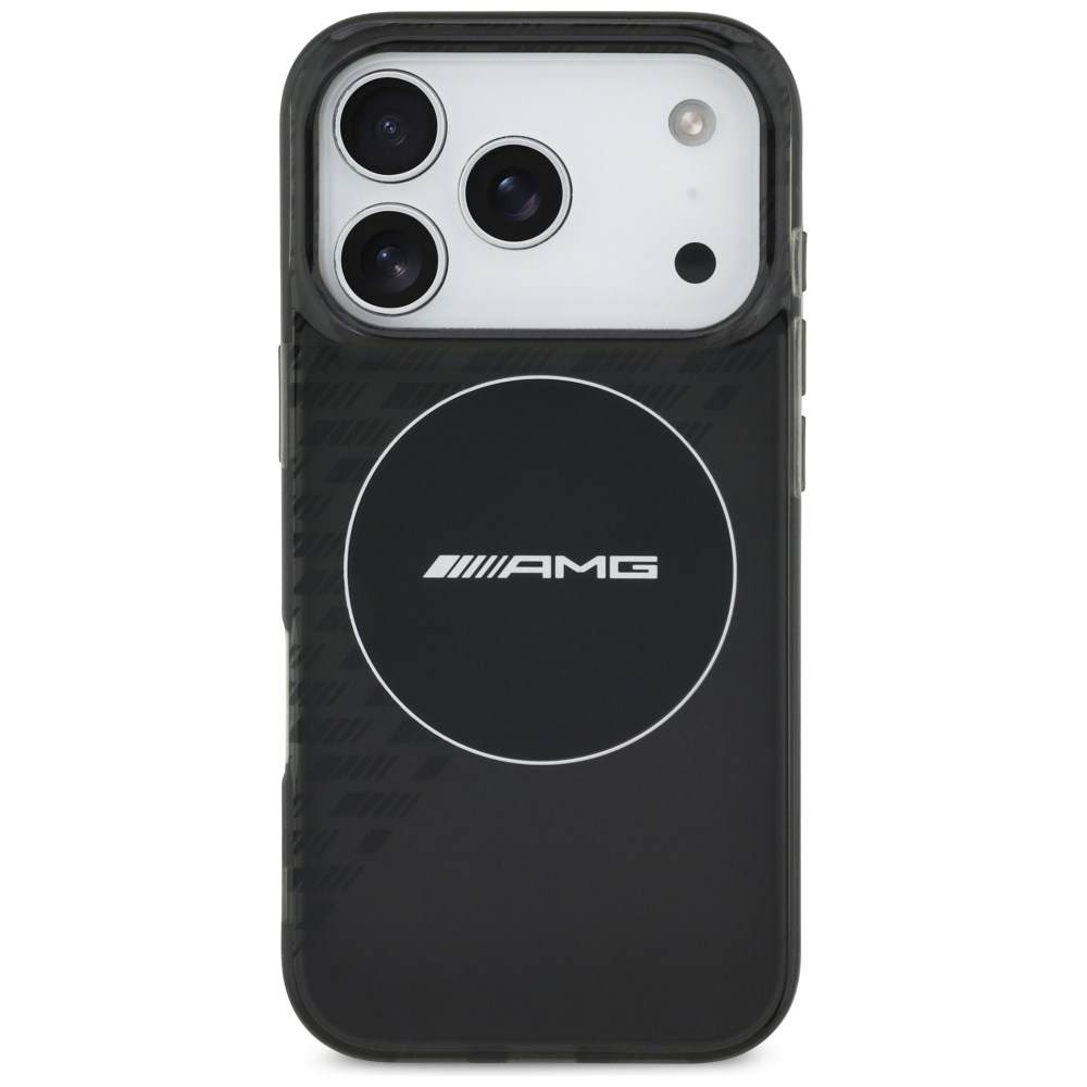 AMG dūminis MagSafe dėklas iPhone 17 Pro – juodas