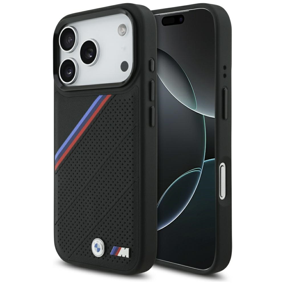 BMW M trispalvis metalinis logotipas MagSafe Dėklas, skirtas iPhone 17 Pro - Black