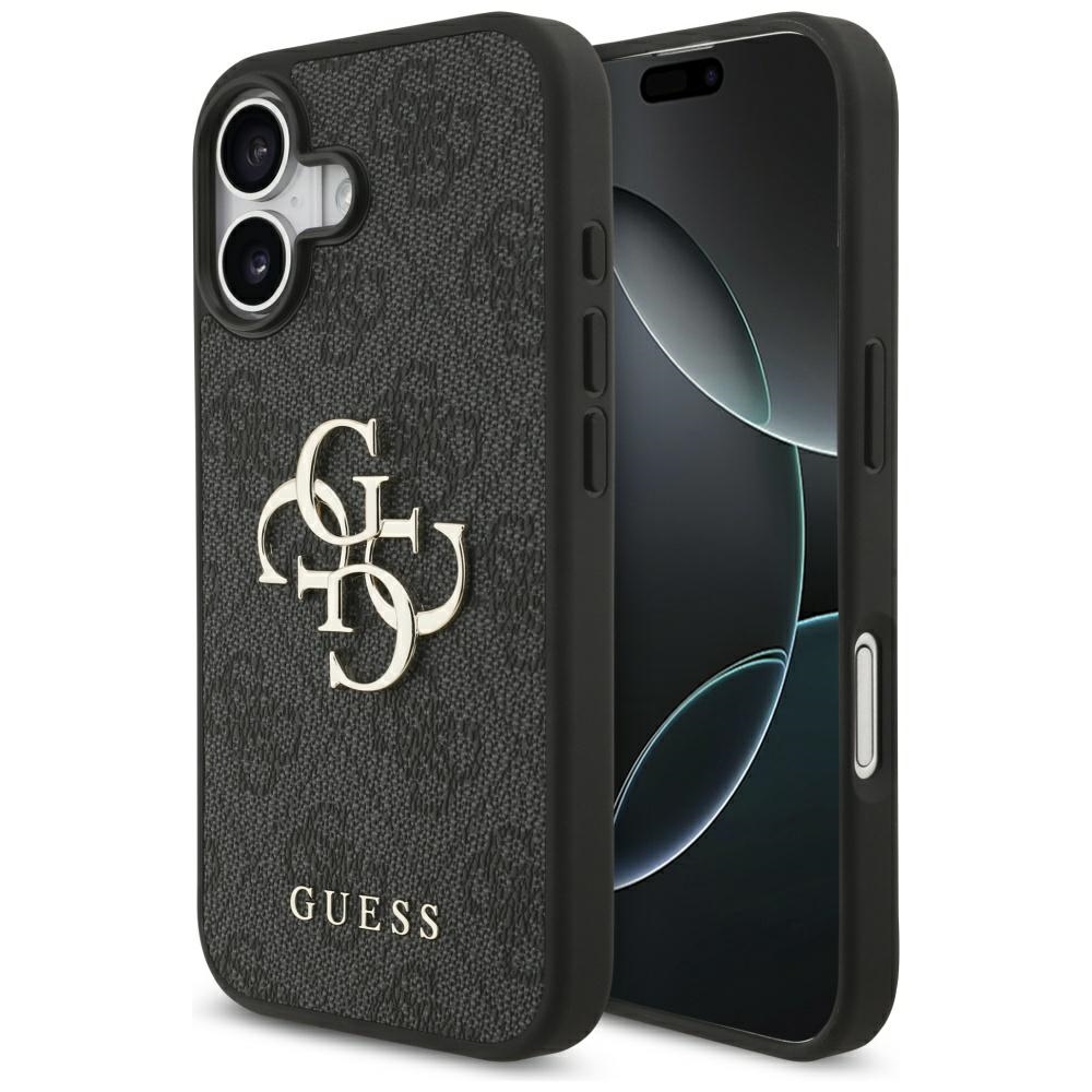 Guess 4G Big Logo dėklas iPhone 17 – juodas
