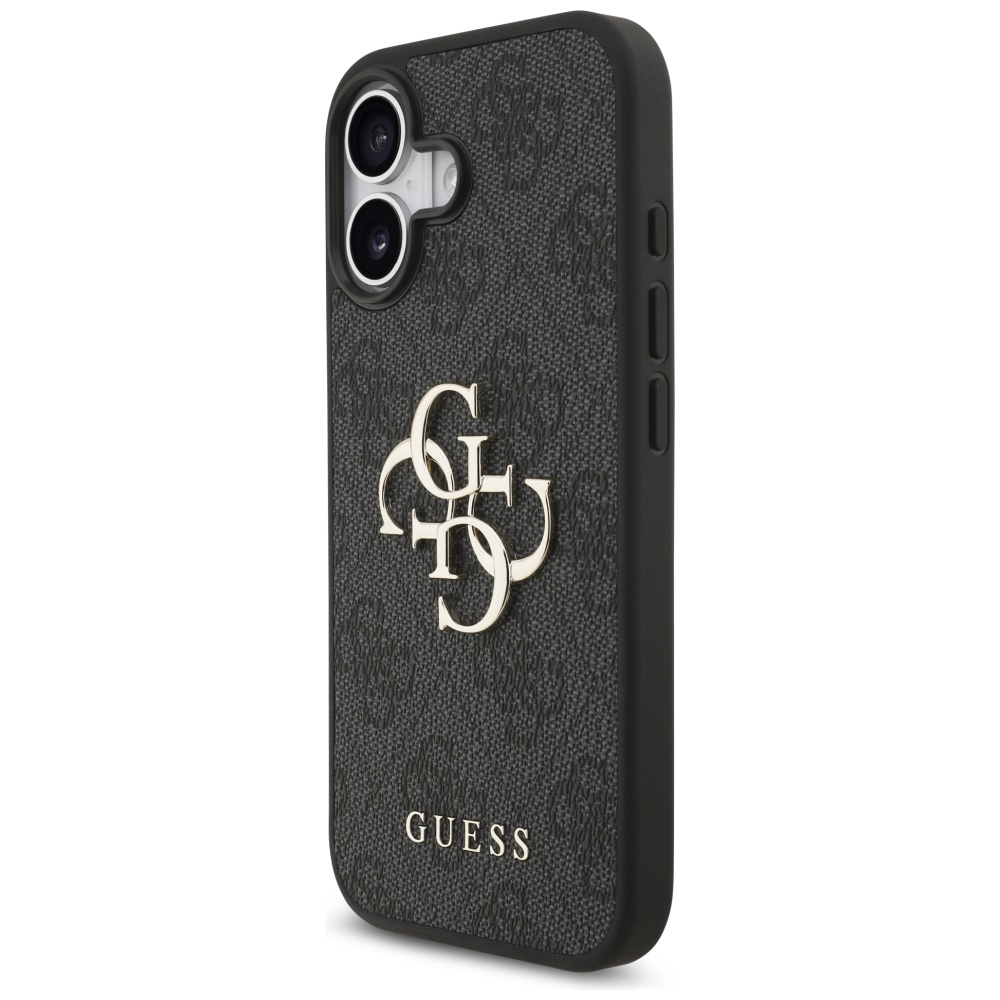 Guess 4G Big Logo dėklas iPhone 17 – juodas