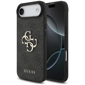 Guess 4G Didelis logotipo dėklas, skirtas iPhone 17 Air - Black