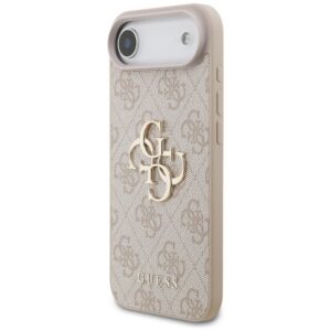 Guess 4G Didelis logotipo dėklas, skirtas iPhone 17 Air - Pink