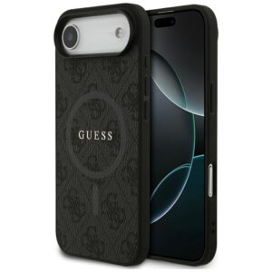 Guess MagSafe dėklas iPhone 17 Air – juodas