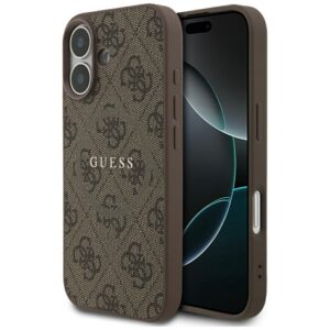 Guess MagSafe dėklas iPhone 17 – rudas