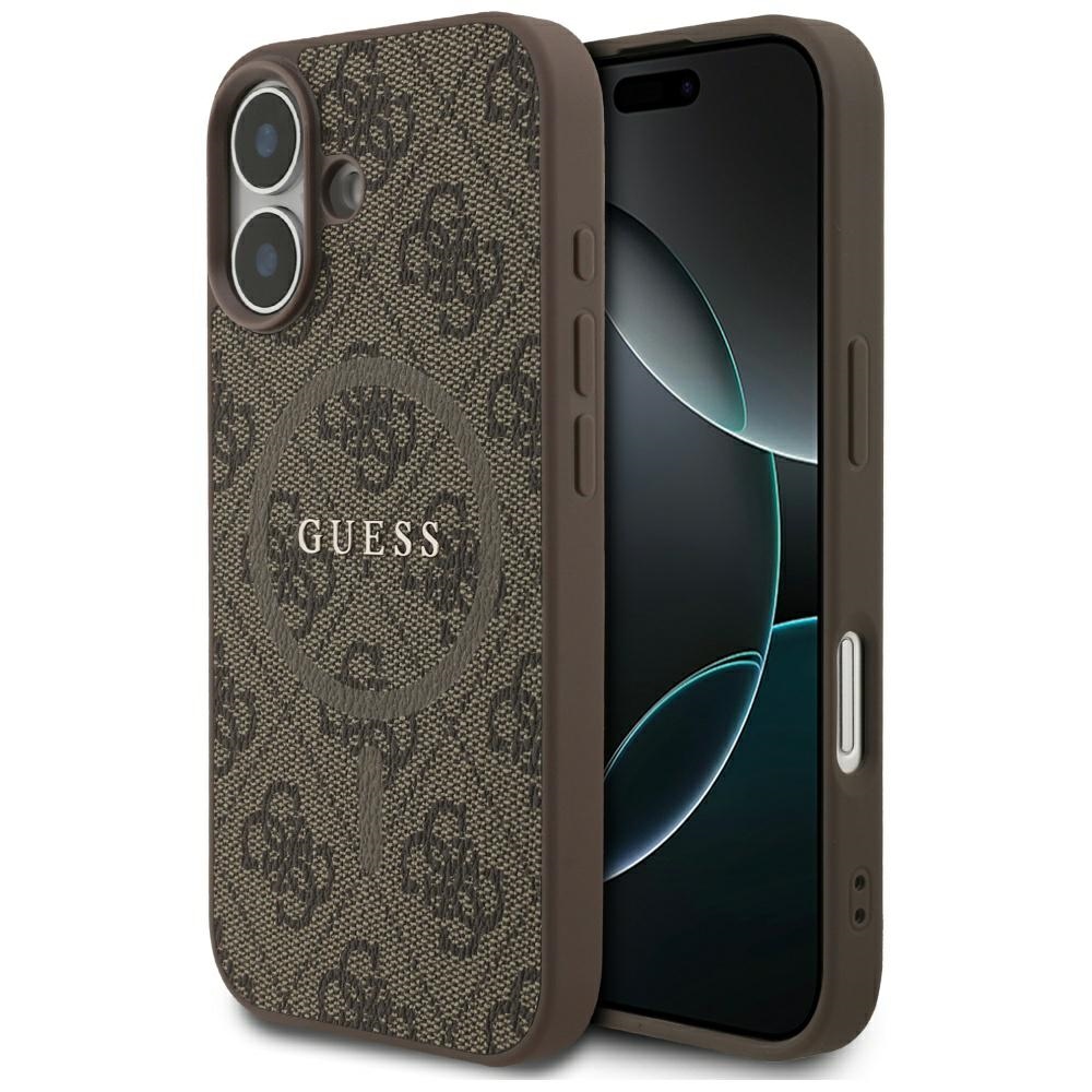 Guess MagSafe dėklas iPhone 17 – rudas