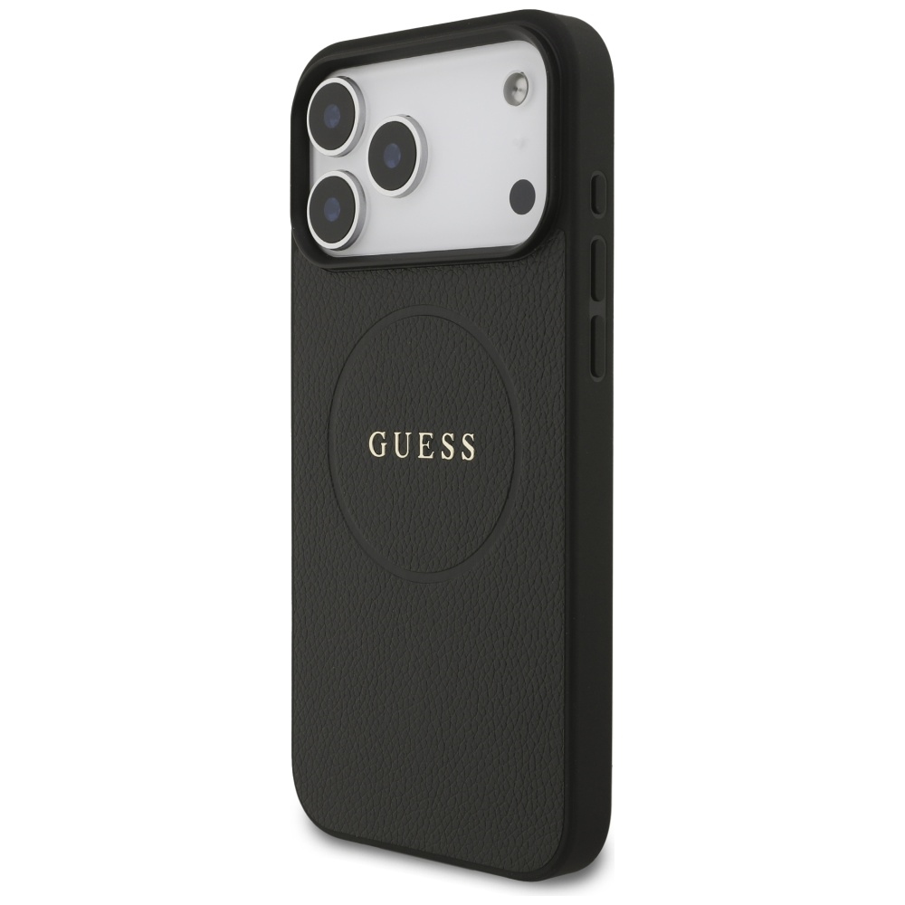 Guess MagSafe dėklas iPhone 17 Pro Max – juodas