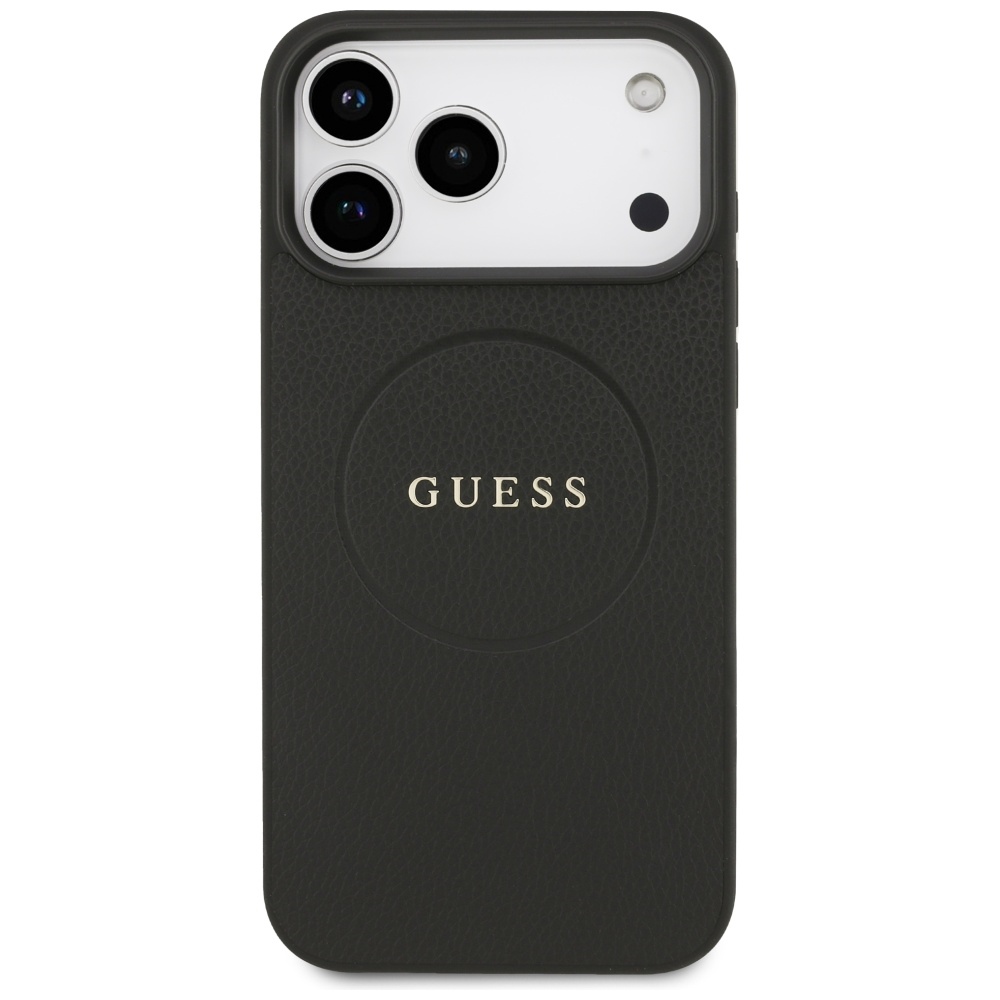 Guess MagSafe dėklas iPhone 17 Pro Max – juodas