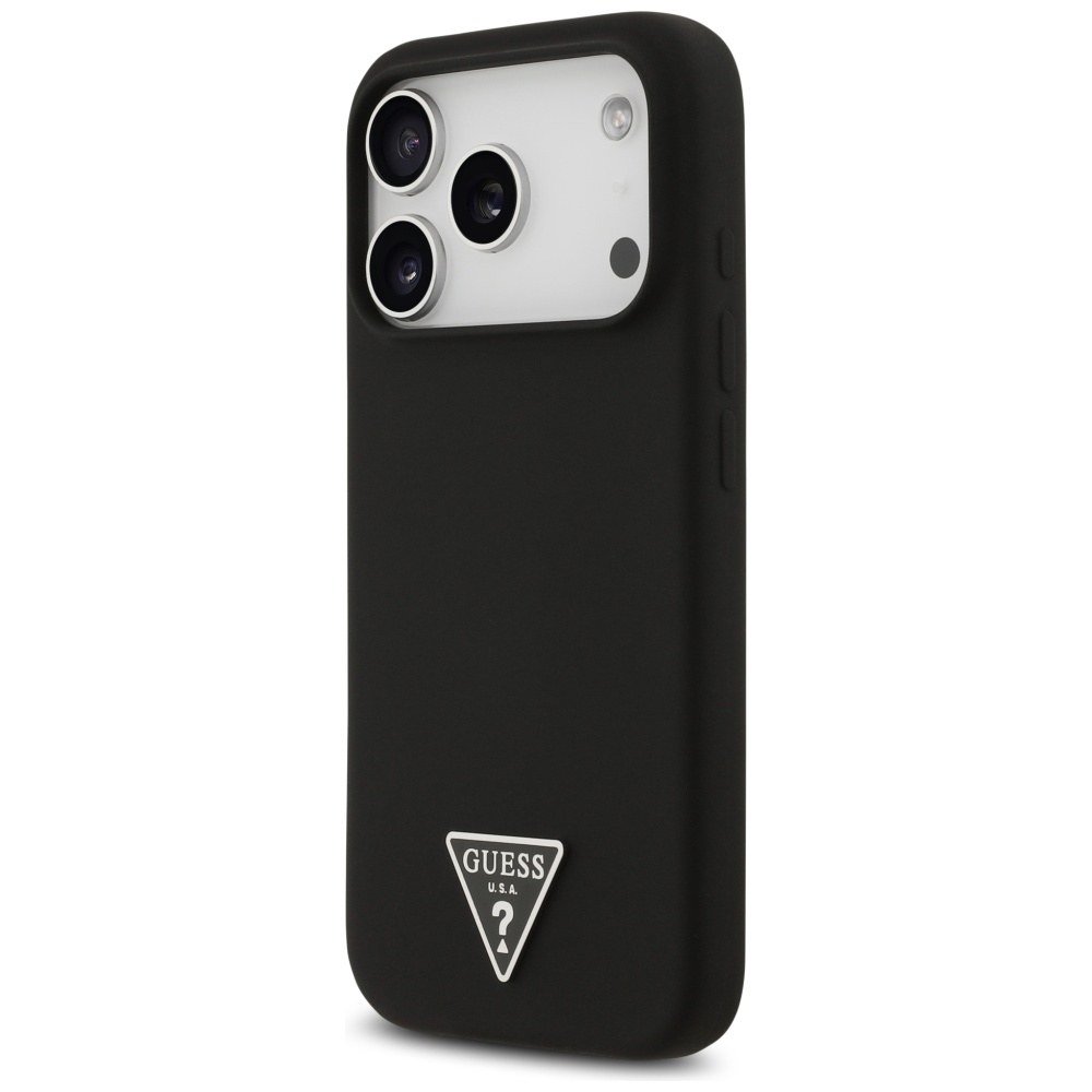 Guess MagSafe dėklas iPhone 17 Pro – juodas