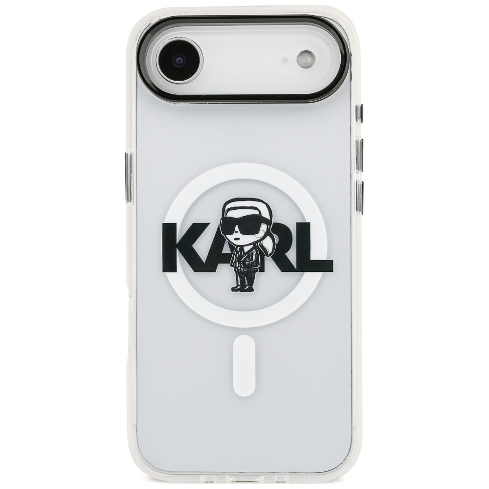 Karl Lagerfeld MagSafe dėklas iPhone 17 Air – skaidrus