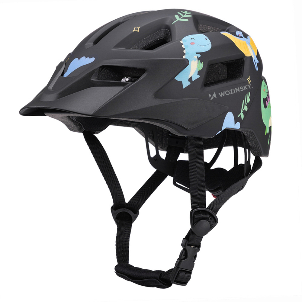Wozinsky vaikiško MTB dviračio šalmo su nuimamu skydelu XS - juoda