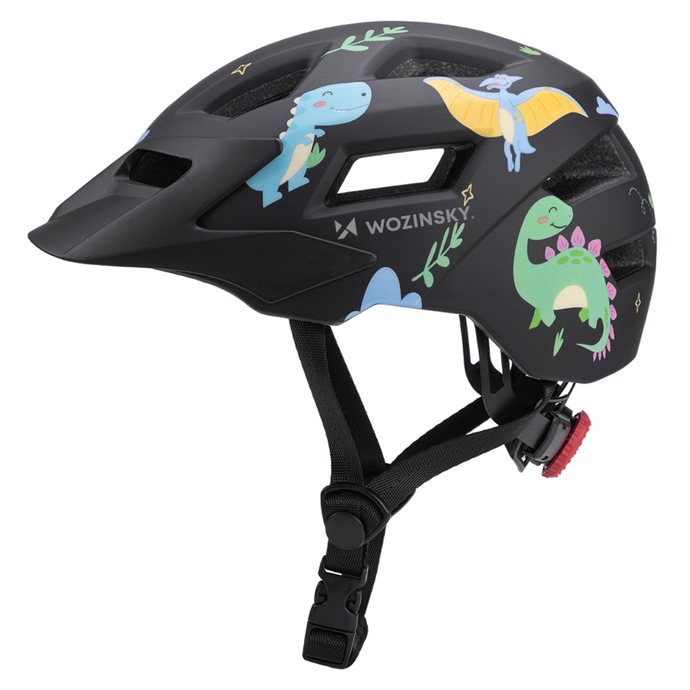 Wozinsky vaikiško MTB dviračio šalmo su nuimamu skydelu XS - juoda