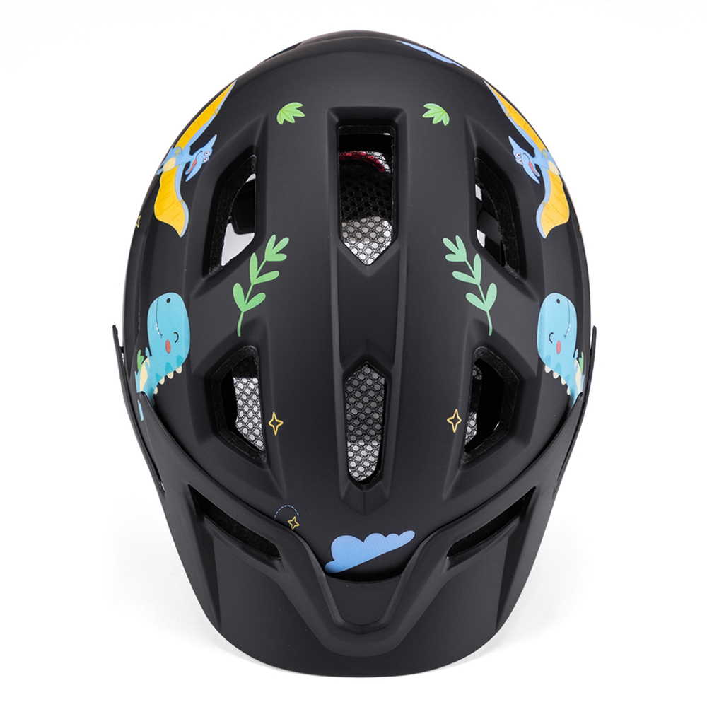 Wozinsky vaikiško MTB dviračio šalmo su nuimamu skydelu XS - juoda