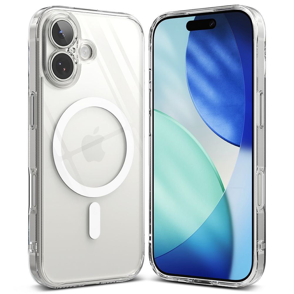 Dėklas Ringke Fusion Magnetic MagSafe iPhone 17, skaidrus