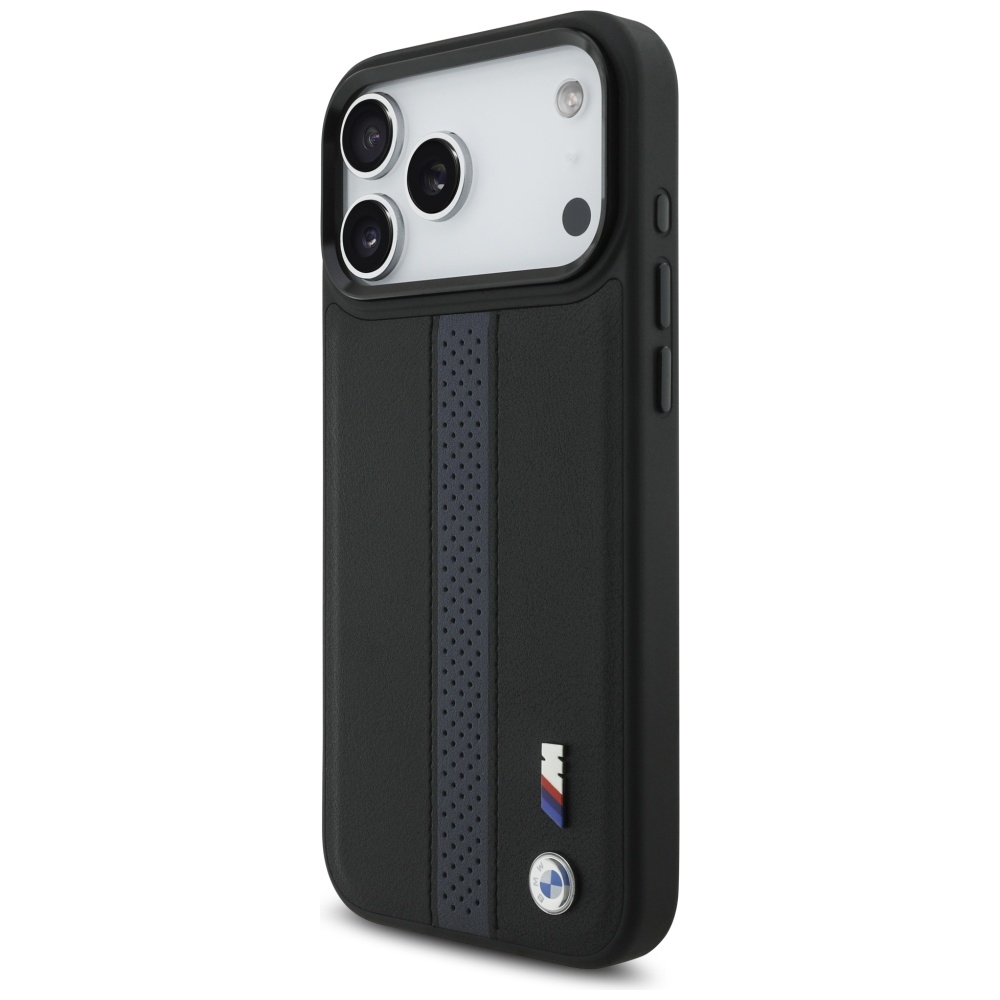 BMW M perforuotas juostelinis logotipas MagSafe Dėklas, skirtas iPhone 17 Pro Max - Blue