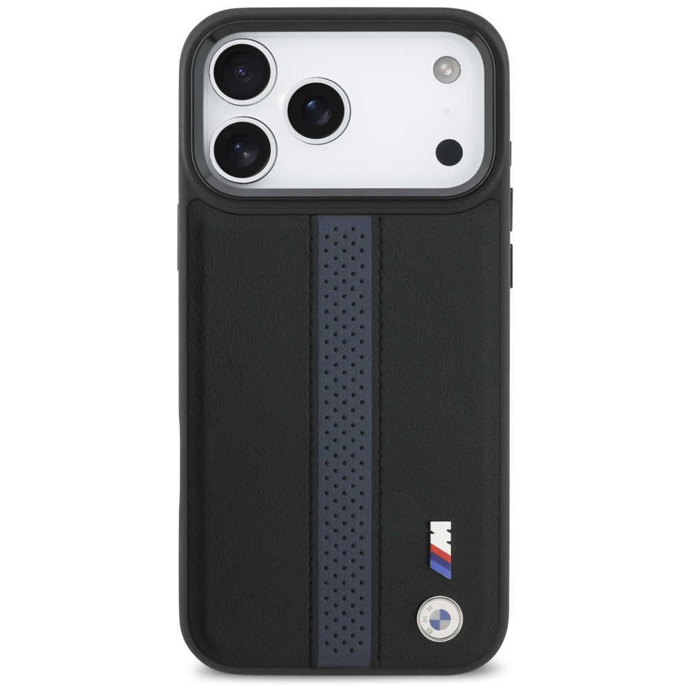 BMW M perforuotas juostelinis logotipas MagSafe Dėklas, skirtas iPhone 17 Pro Max - Blue