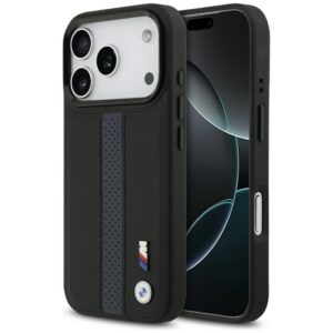 BMW M perforuotas juostelinis logotipas MagSafe Dėklas, skirtas iPhone 17 Pro - Blue